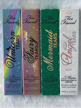 Too Faced La Crème Mystical Effects Lipstick Collection Set of 4 Pieces